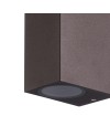 KANDANCHU * APLIQUE EXTERIOR CUAD. 2L*GU10 CORTEN